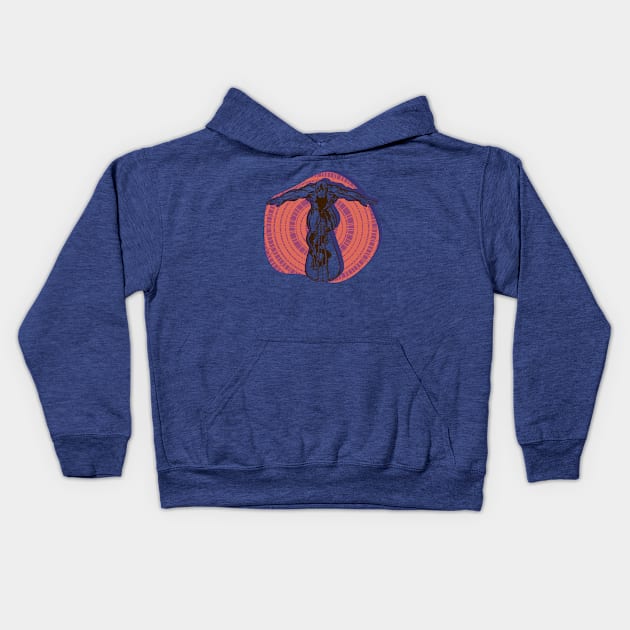 Surf the Cosmos Kids Hoodie by Doc Multiverse Designs